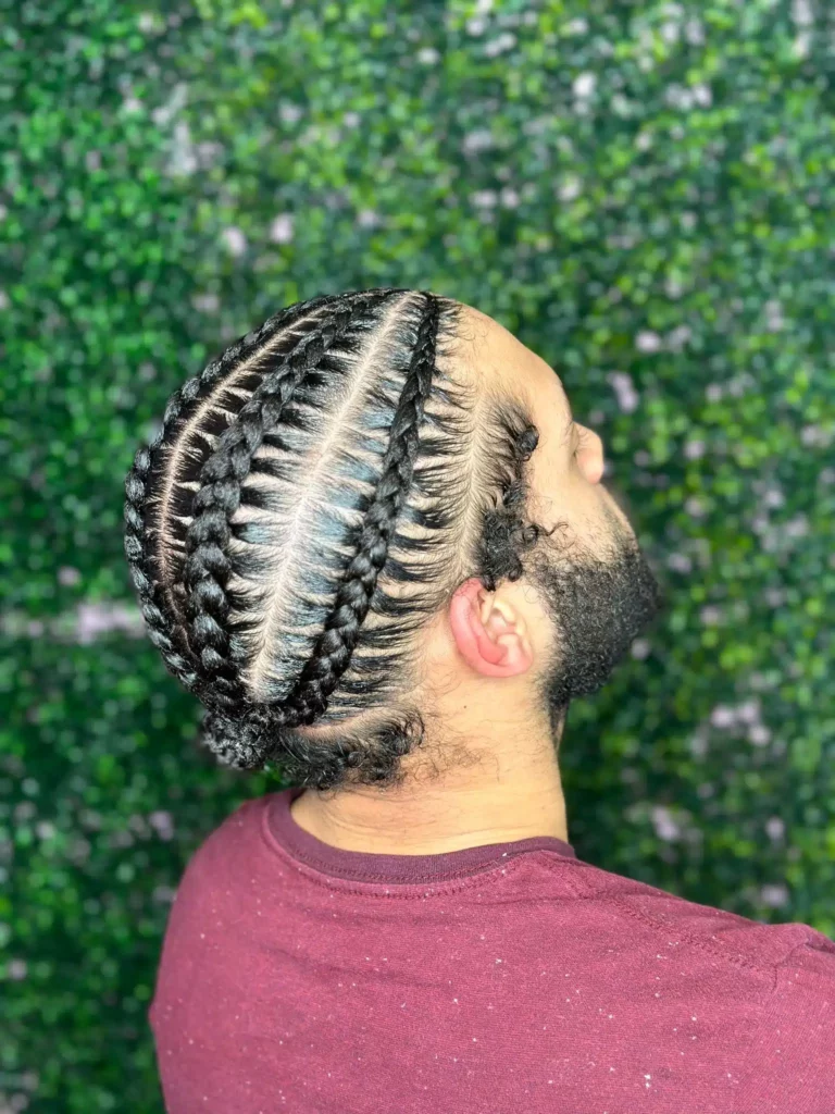 Men 4 Stitch Braids - KP African Hair Braiding Katy TX | Hair Salon in ...